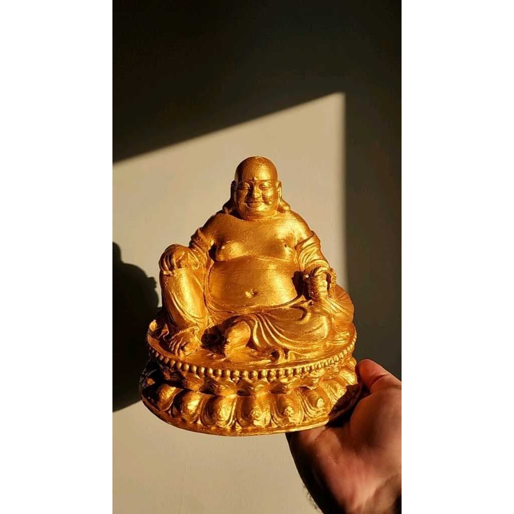 Buda da Sorte decoração Equilíbrio, Paz e Prosperidade no Seu Espaço