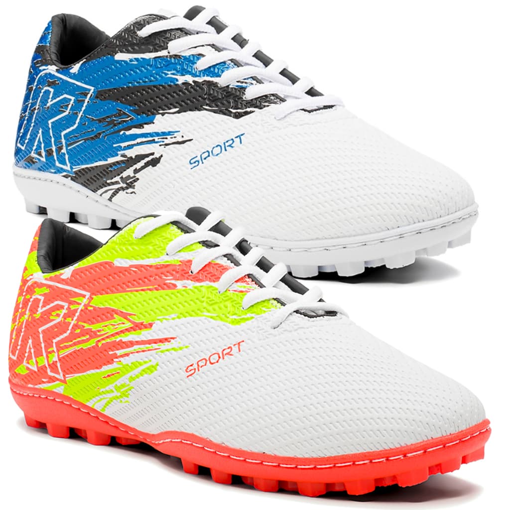 Kit 2 Chuteiras Masculina Society Esportiva RK Solado Costurado Super Confortável Premium  - RK02