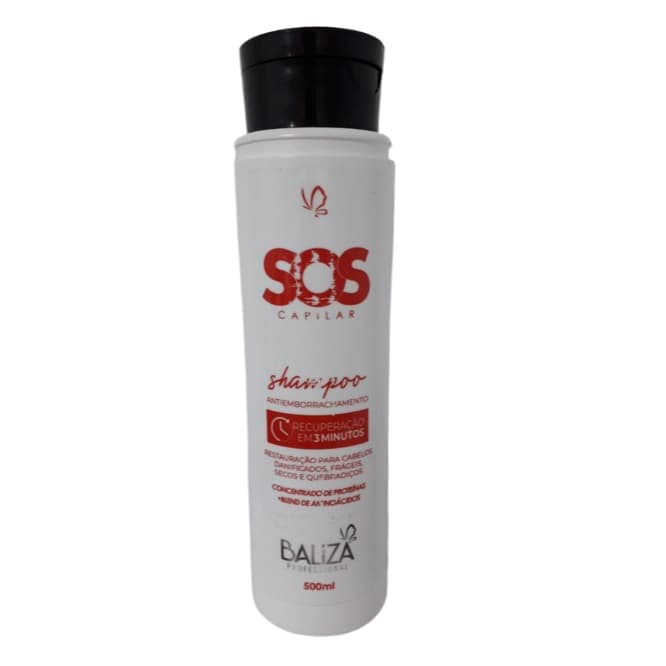 SHAMPOO SOS - ANTIEMBORRACHAMENTO 500ML - Baliza Professional