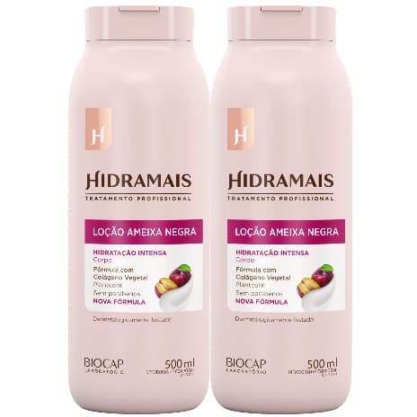 kit 2 Creme Loção Ameixa Negra 500ml Hidramais