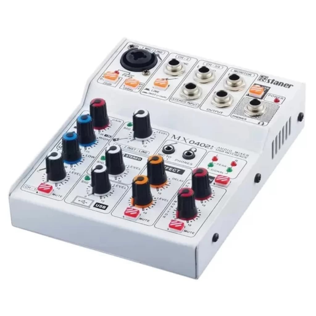 MESA DE SOM STANER MX042I COM INTERFACE AUDIO
