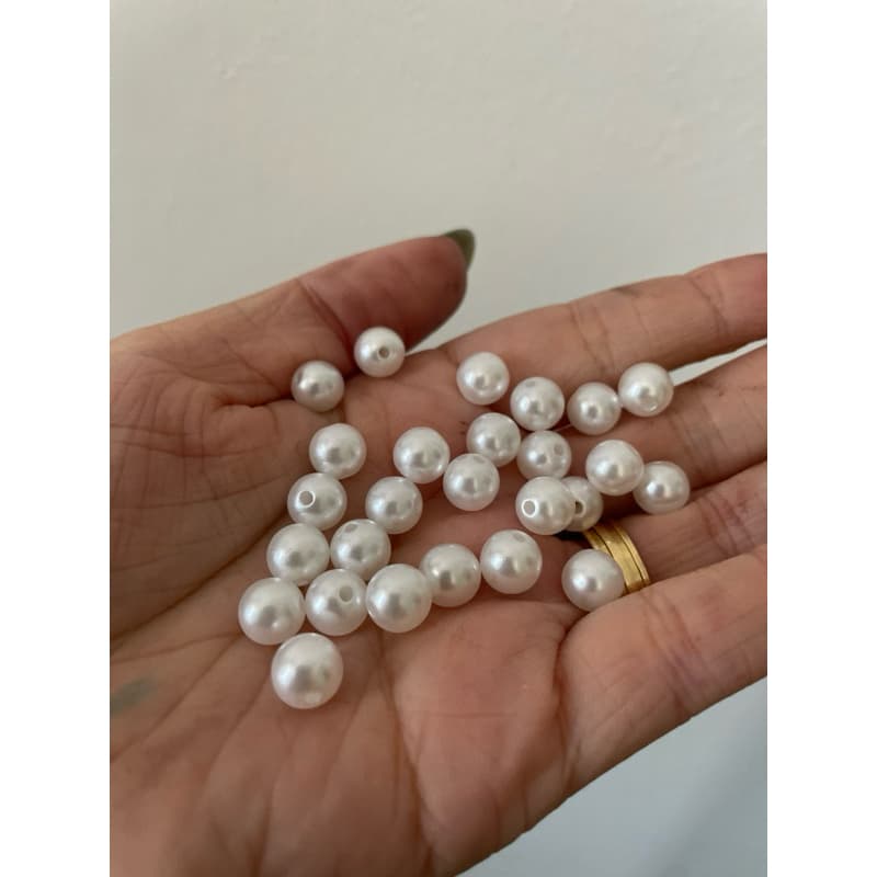 12.000 pérolas 8mm brancas