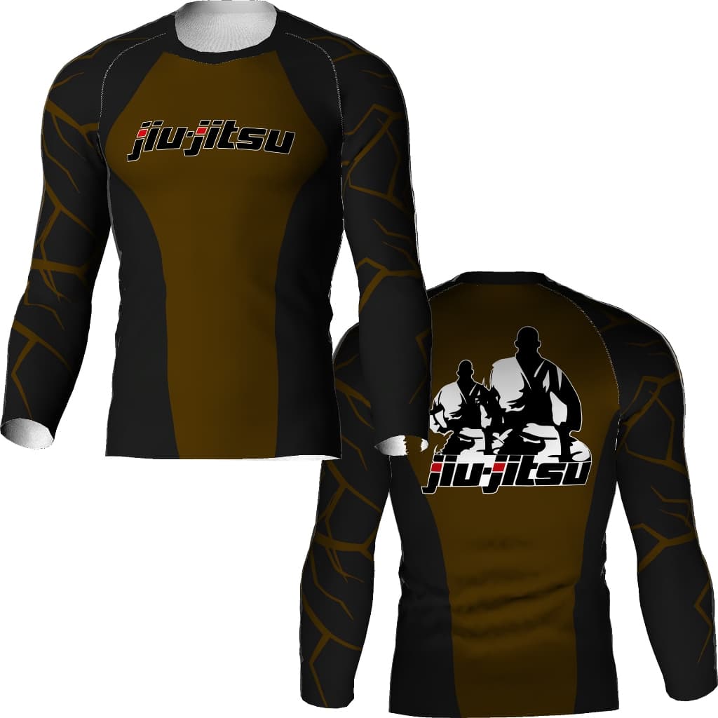 Rash Guard - Faixa Marrom - Jiu Jitsu