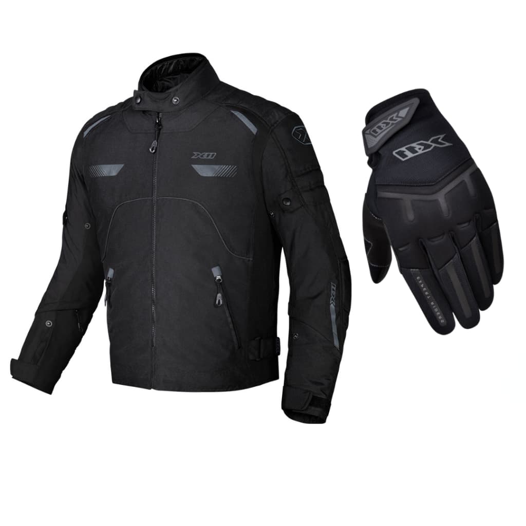 Jaqueta de Moto Masculina X11 Veler Tamanho G + Brinde Luva Fit X | Impermeável + Proteção Completa Motoqueiro
