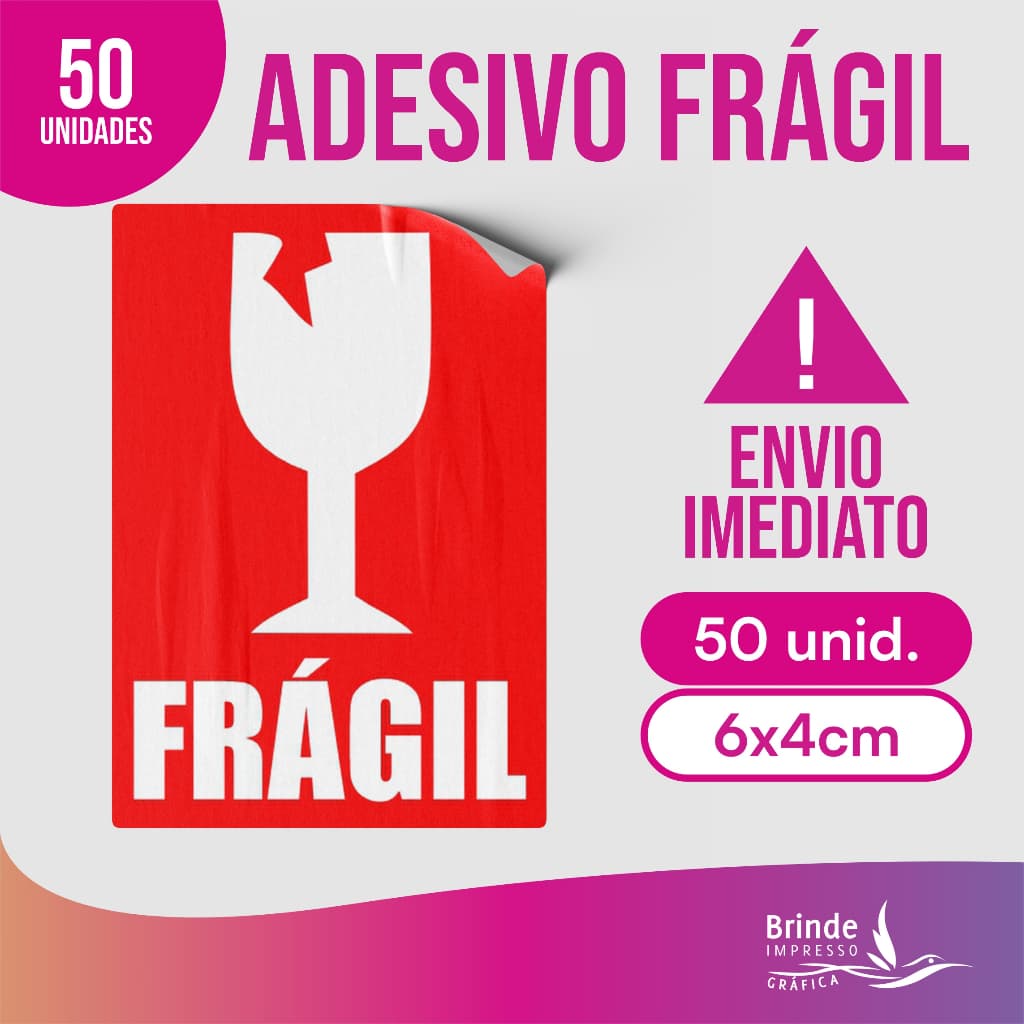 KIT Etiqueta FRÁGIL 50 ETIQUETAS