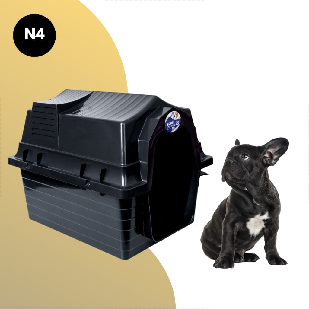 Casinha De Cachorro N 4 Para Cachorro Pequeno e Médio Porte Desmontavel Resistente com Proteção UV Casa Pet