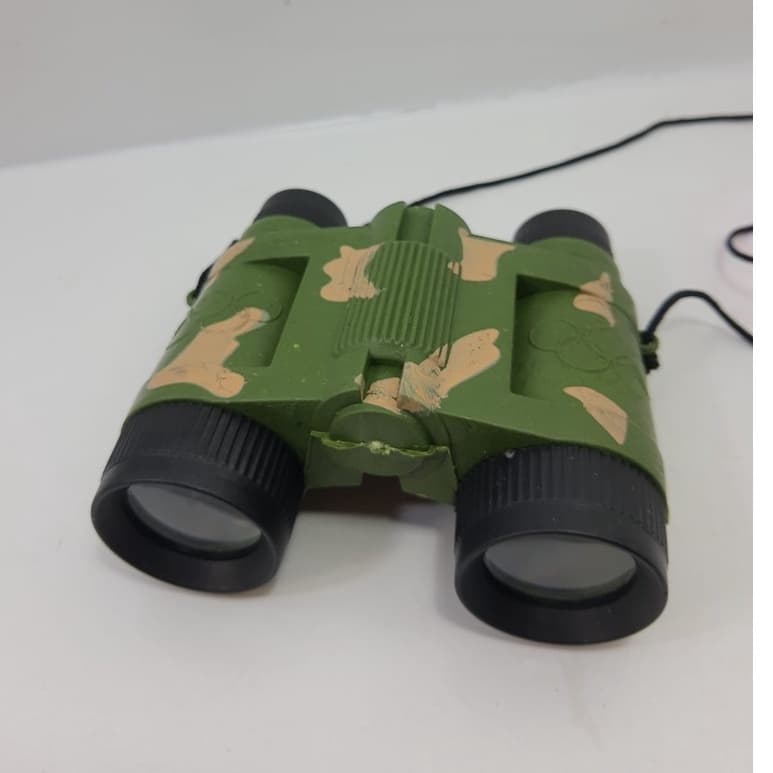 Binóculo de brinquedo infantil Verde Militar