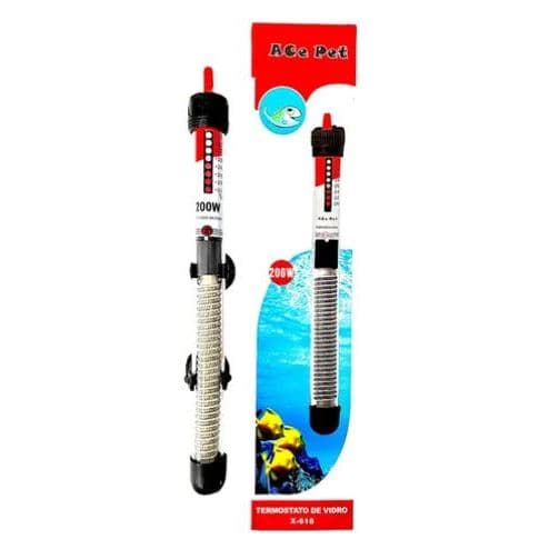 Termostato e Aquecedor p/ Aquario Ace Pet 200wModelo X-618