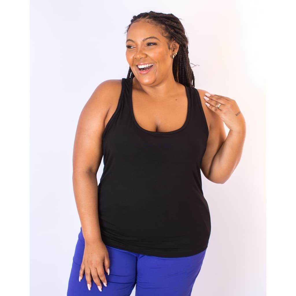 Regata Feminina Básica Plus Size