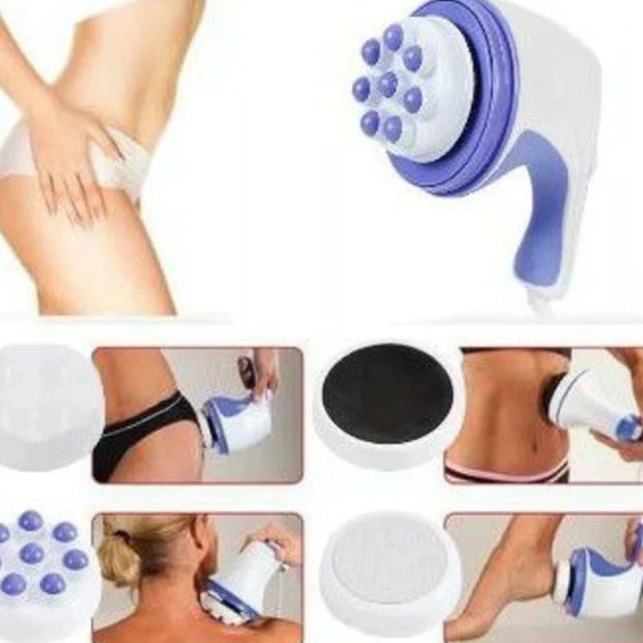 Aparelho Massageador Orbital Ajuda a Eliminar Gorduras - Para Abdômen, Corpo e Celulite