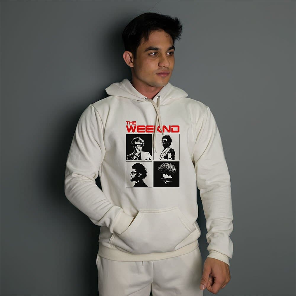 Blusa Blusão Moletom Canguru The Weeknd Unisex Masculino e Feminino 60% Algodão Compre de Quem Fabrica C/ Qualidade