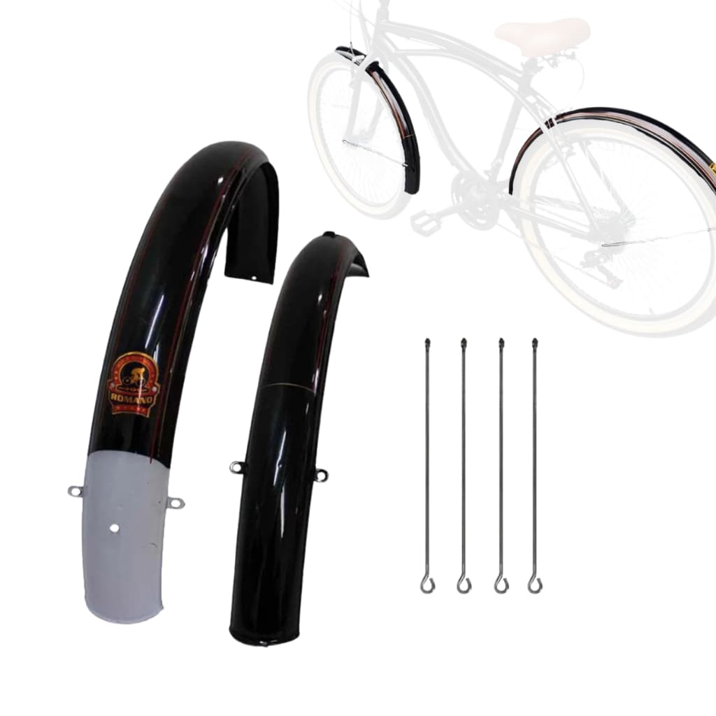 Paralama Para-Barro Bike Bicicleta Aro 26 Beach Caiçara Monark Praiana Retrô Vovô Antiga