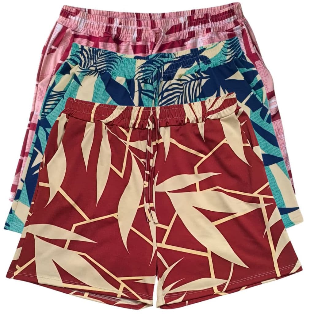 Short Feminino Plus Size Bermuda Feminina Plus Size Curve Roupa De Praia