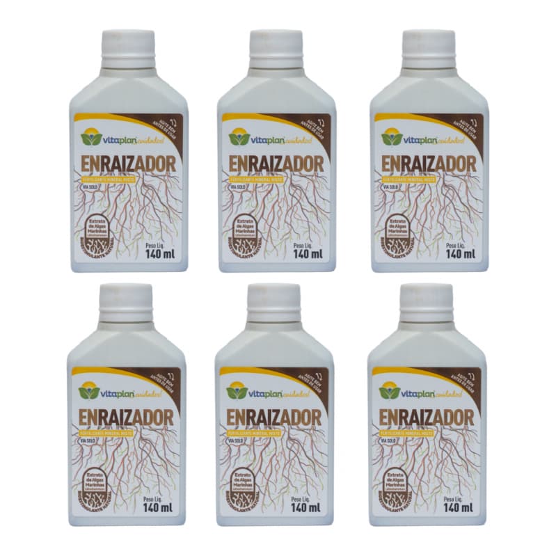 Fertilizante Enraizador Vitaplan 140ml Mineral Misto Liquido Bonsai Mudas Estaquia Alporquia