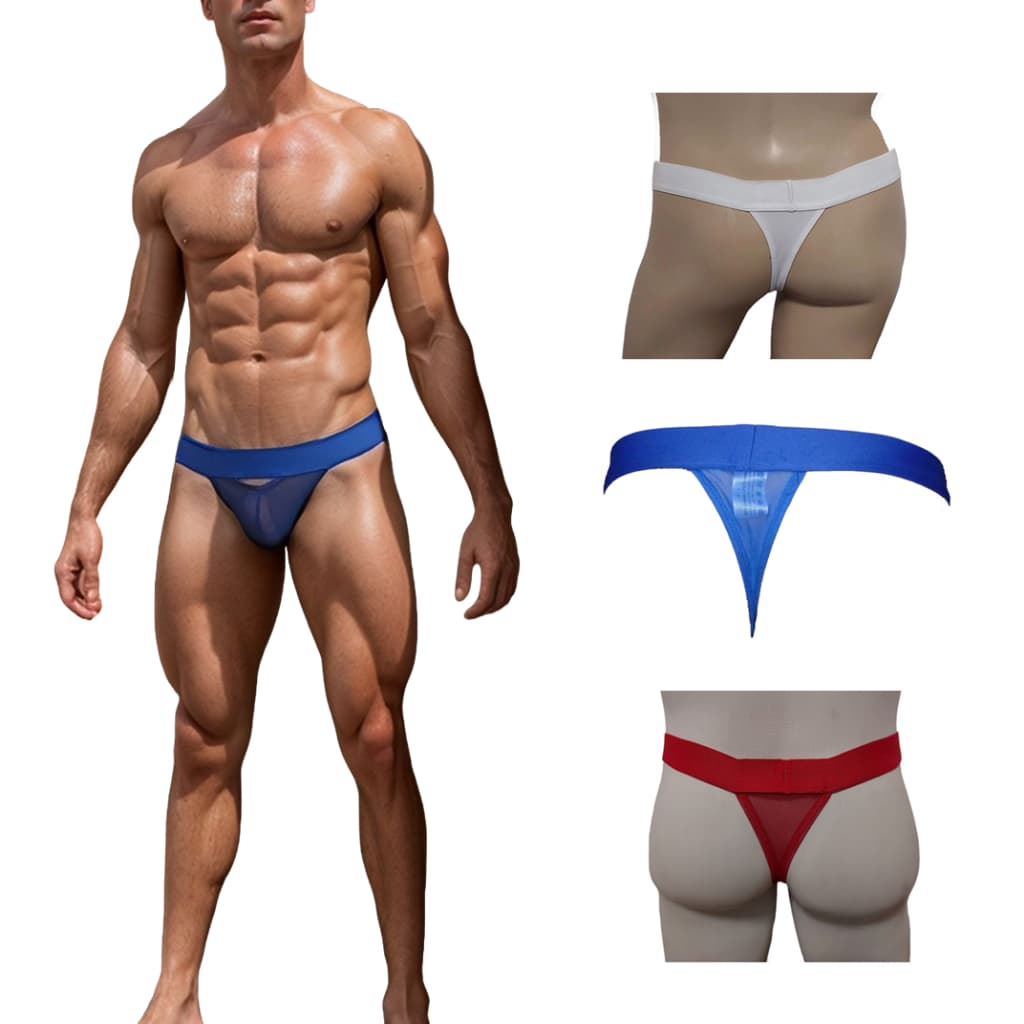 Cueca Fio Dental Transparente Apoio Frontal Cuecas SexLord