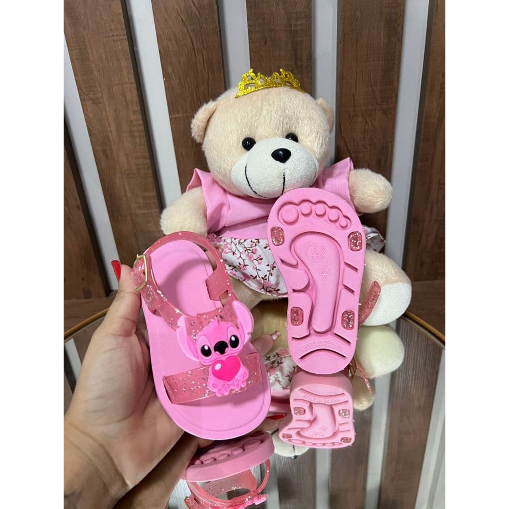 SANDALIA FEMININA STITCH FECHADA BABY INFANTIL ENVIO IMEDIATO