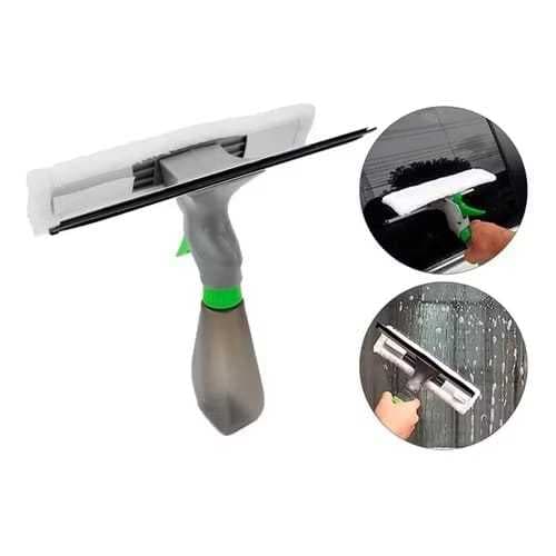 Mop Spray Vidro Rodo Limpeza 3 Em 1 Reservatório 250ml Seca