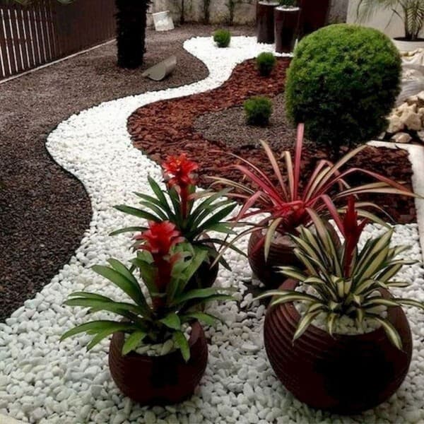 5 KG de Dolomita Pedra Branca Vaso Jardim Decoração Numero 0