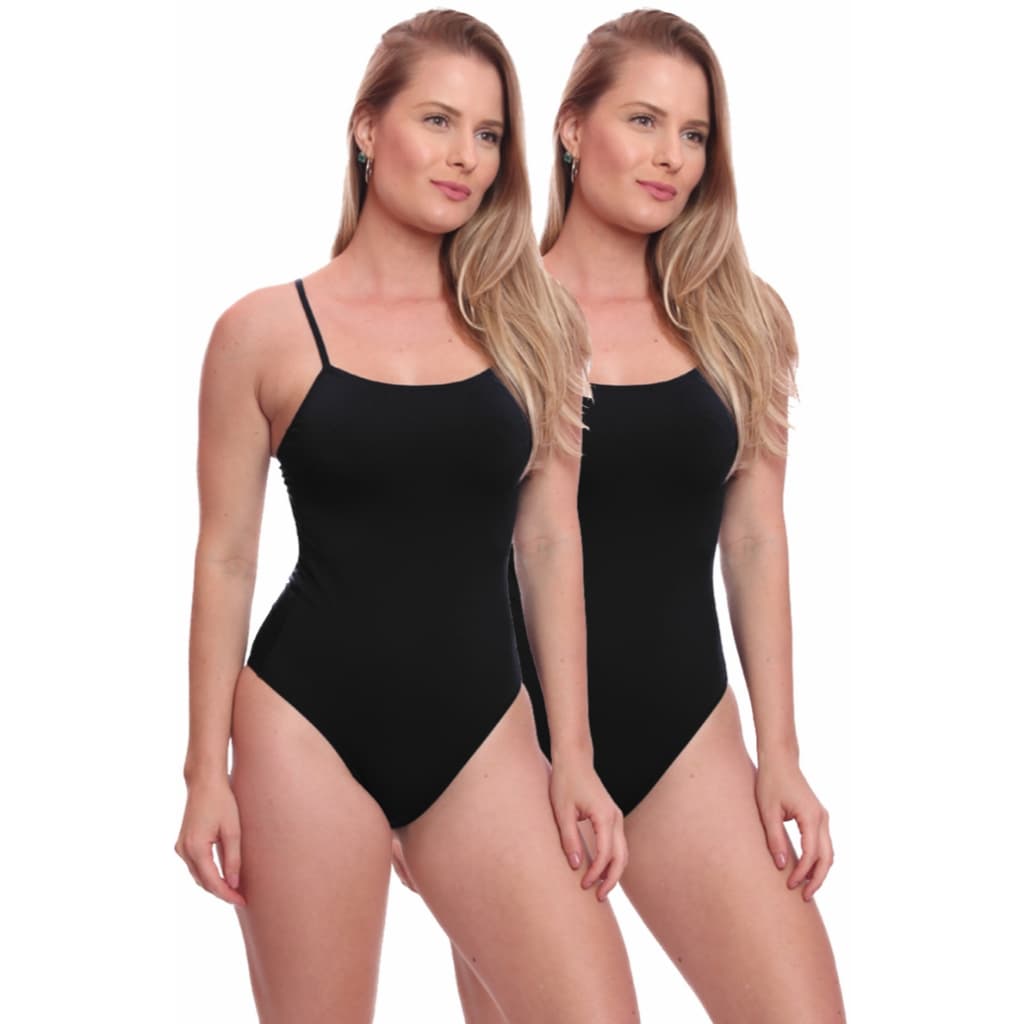 Kit 2 Maiôs Natação Hidroginástica Regulagem Piscina Fitness + Touca Brinde