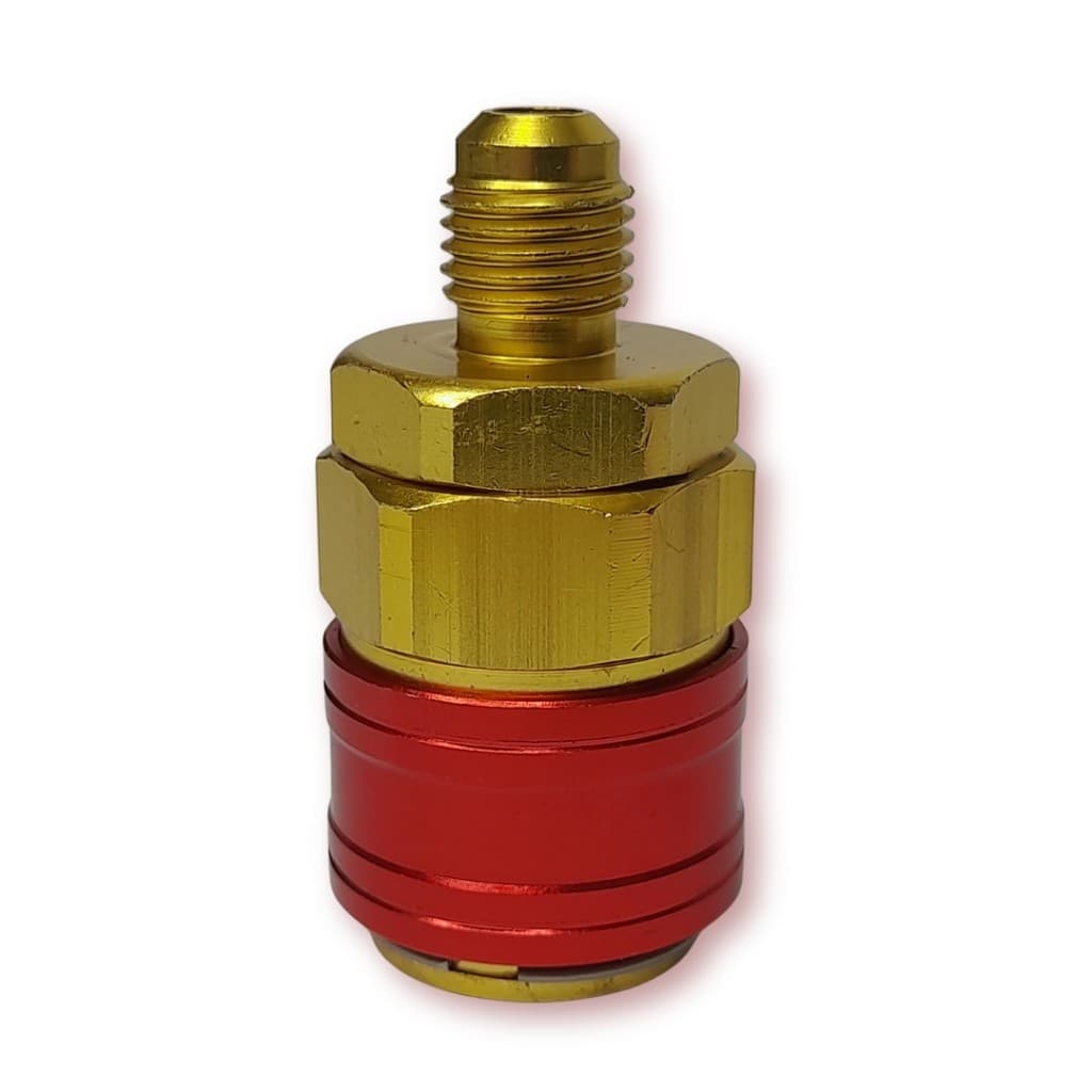 Engate Rápido Alta Automotivo sem Registro Suryha 80150011 conexões de 1/4" SAE para recarga de gás