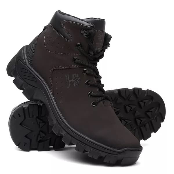 Bota Adventure Motoqueiro Masculino Militar Sola Borracha Trilha Cater Motociclista Trabalho