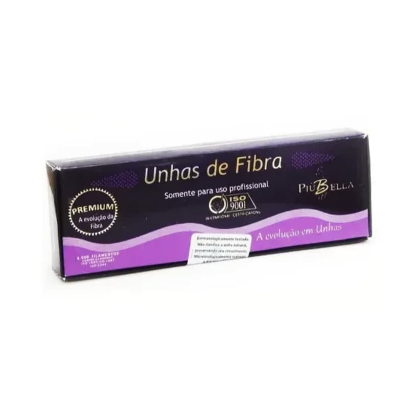 Unhas Gel Fibra De Vidro Premium Piu Bella 100un Oferta