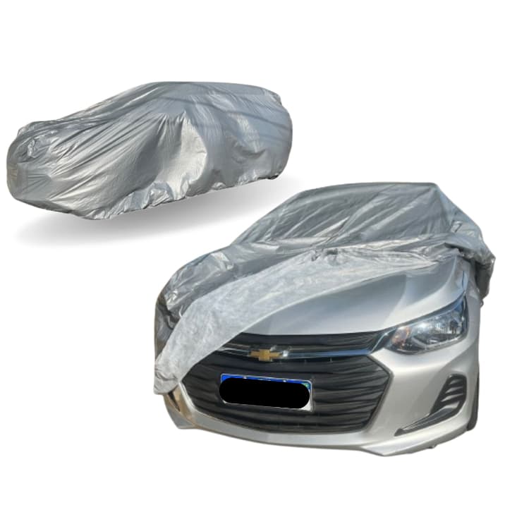 Capa para Cobrir Carro 100% Forrada Impermeável Protege Sol Chuva Poeira
