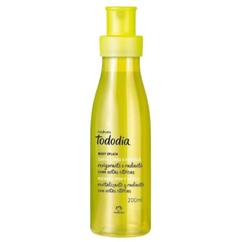 Natura Tododia Body Splash Capim Limão e hortelã 200ml perfume