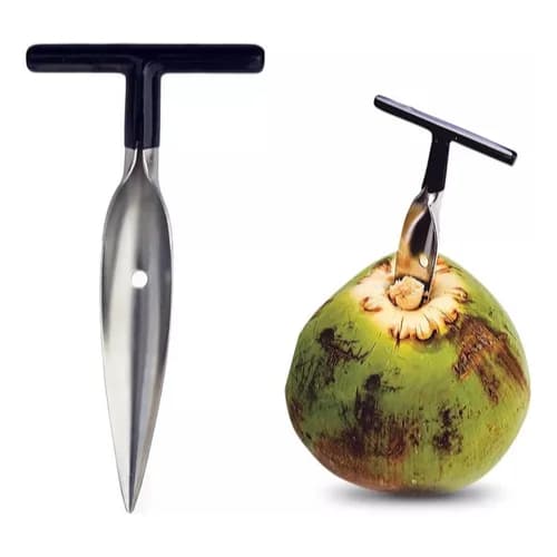 Abridor Furador De Coco Verde Profissional Aço Inox