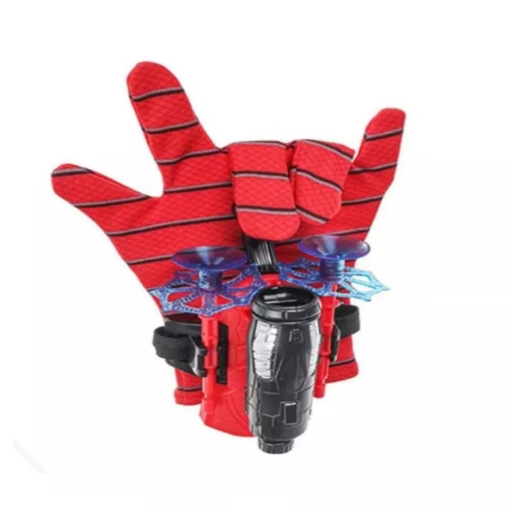 LUVA LANÇA TEIA ORIGINAL LANÇADOR DE DARDOS COM CORDINHA RESISTENTE BRINQUEDO INFANTIL