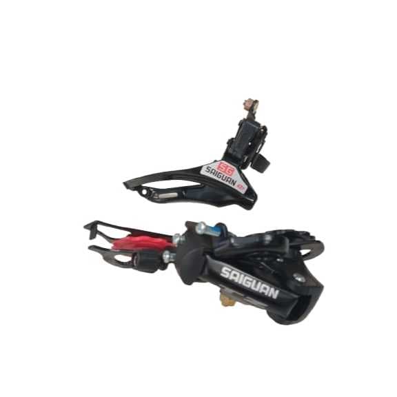 Kit Câmbio Macaquinho Dianteiro 6/7/8 velocidades e Traseiro da SAIGUAN 7/8 velocidades