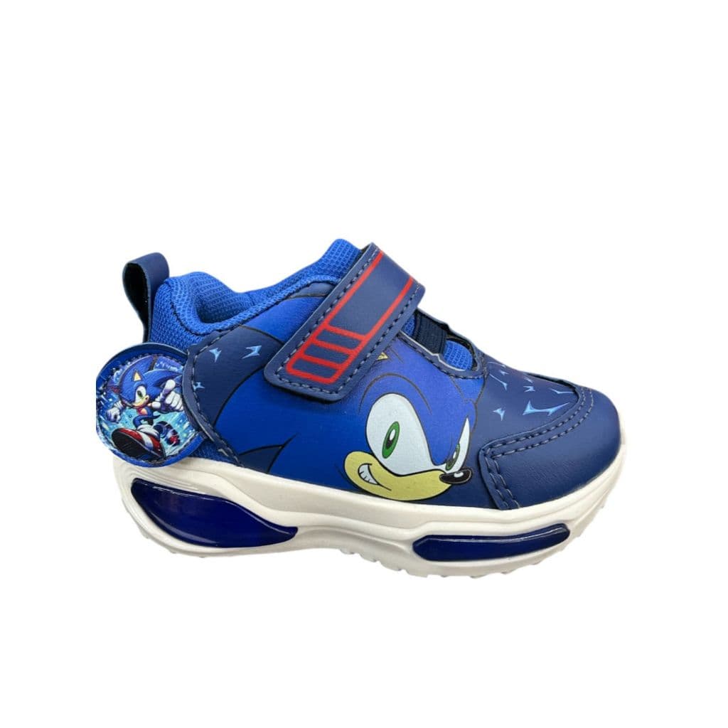 Tênis Infantil Masculino Sonic com LED – Velocidade e Estilo em Cada Passo!