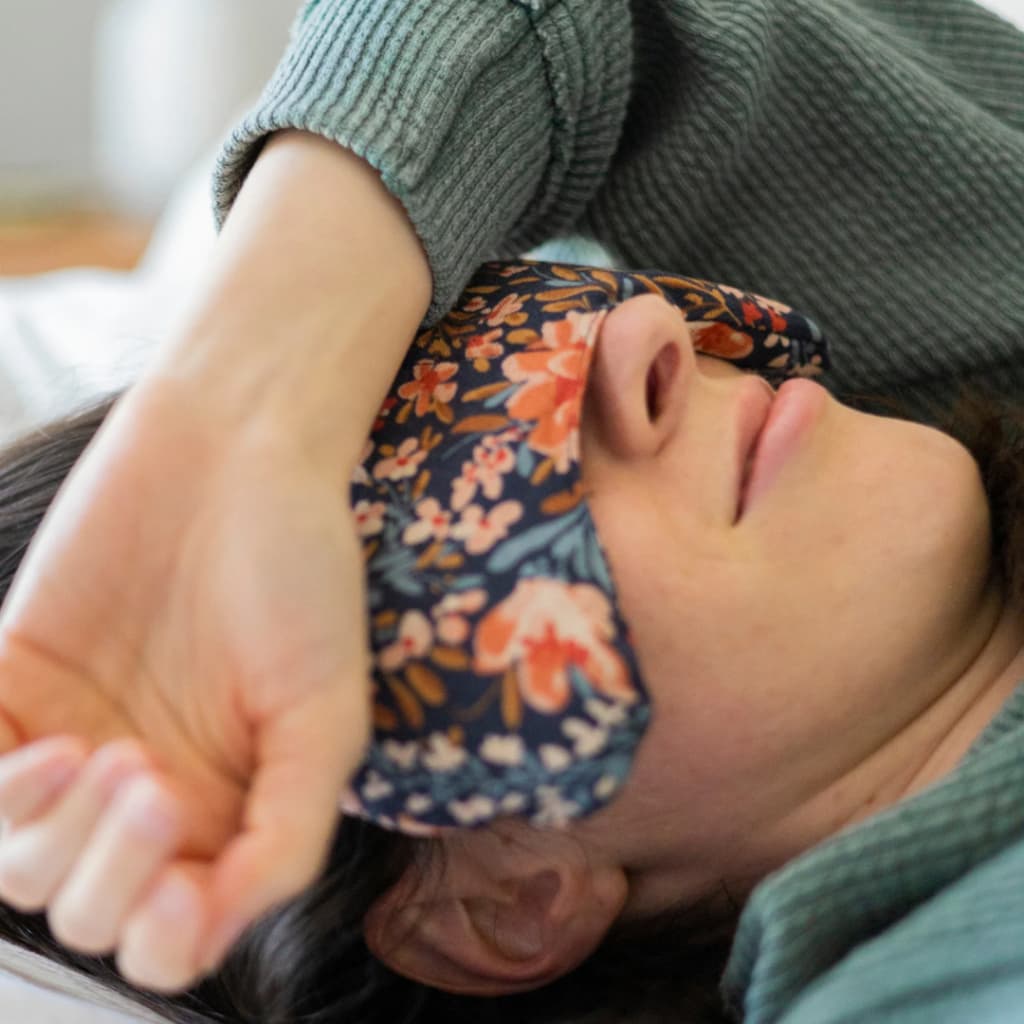 Máscara Aromática Sementes Ervas Térmica para Dormir Almofada| Relaxamento Ervas Naturais