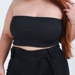 Cropped Top Faixa Moda Curvy