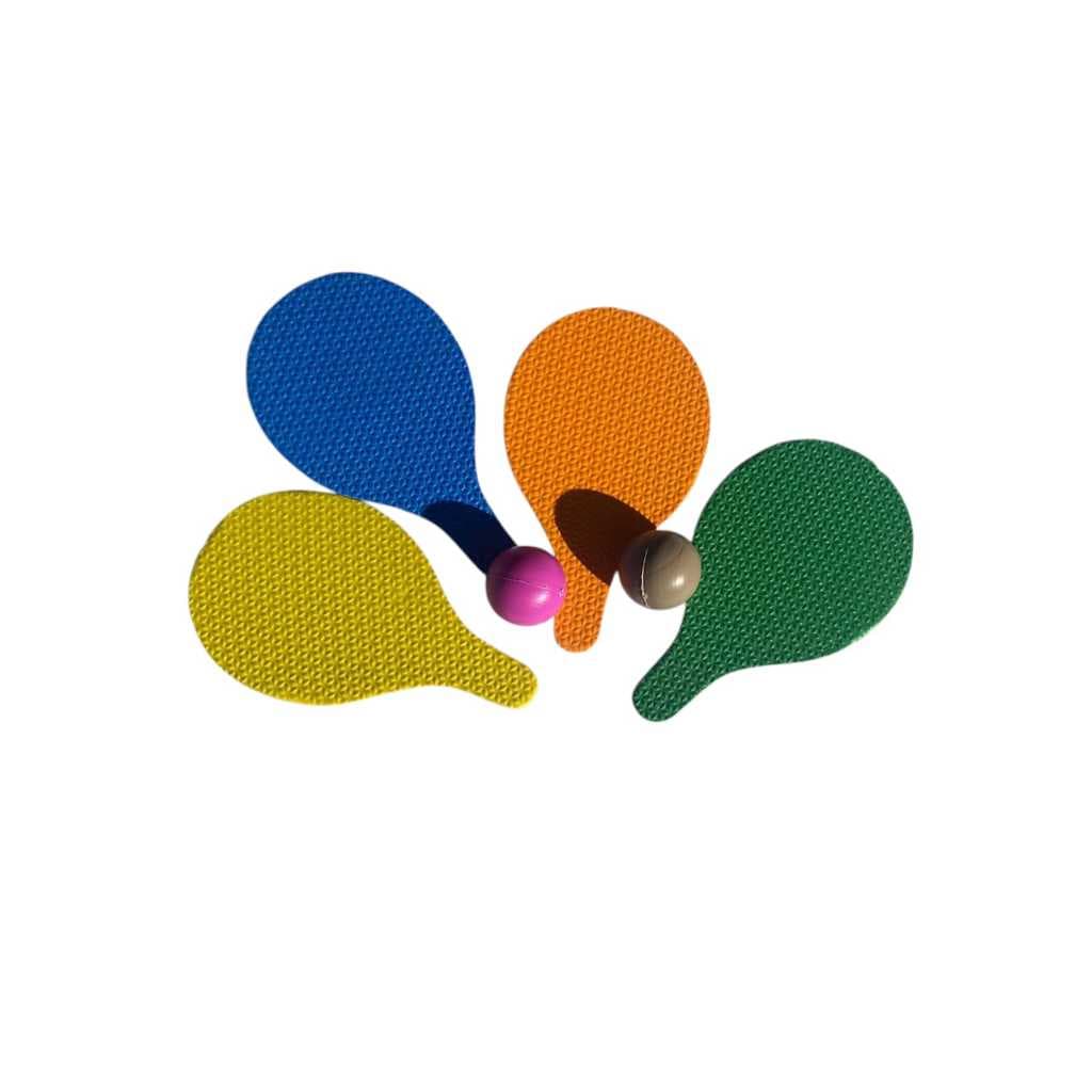 Kit Ping Pong Infantil - Raquetes + Bolinha - Diversão Garantida