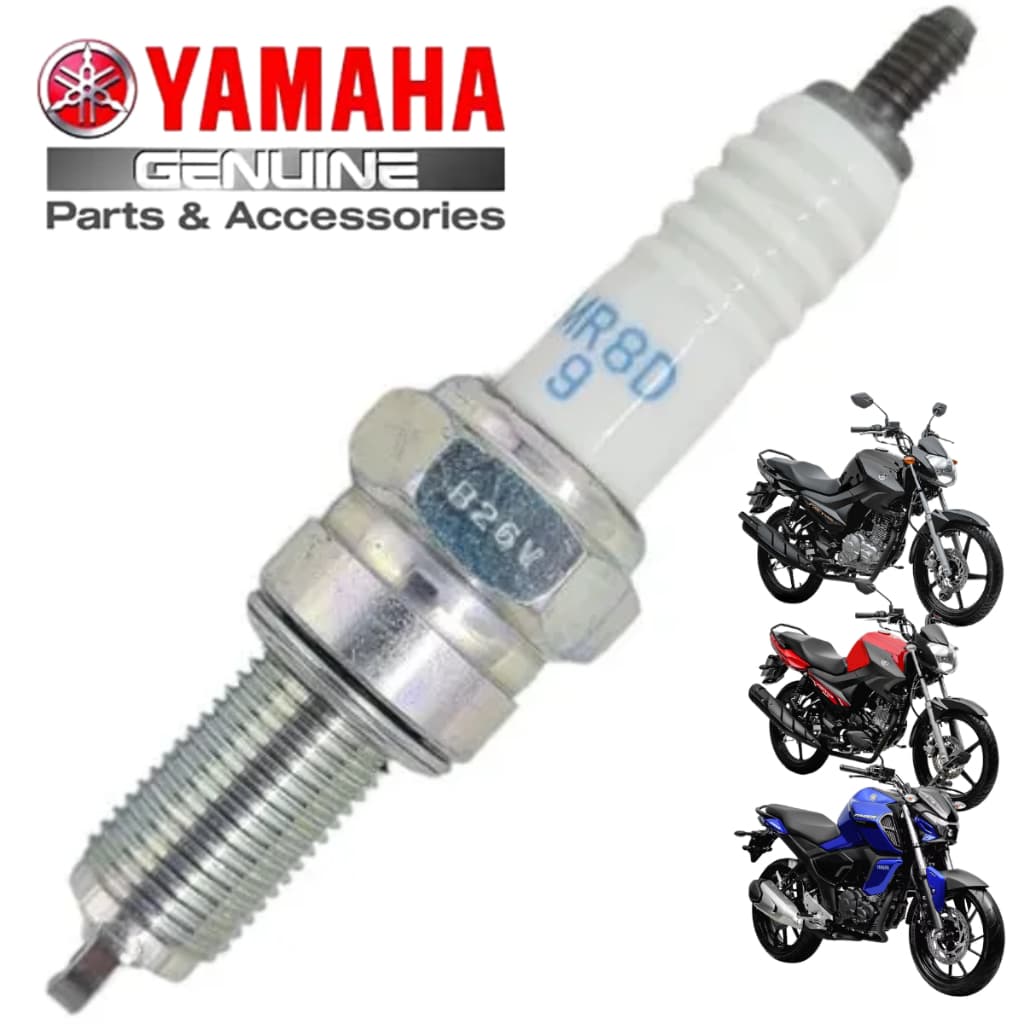 Vela de Ignição Genuína Yamaha Factor 125/150 Fazer 150 Fz15 Crosser 150