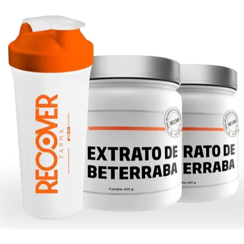 Kit 2 Extratos de Beterraba com Coqueteleira - Recover Farma