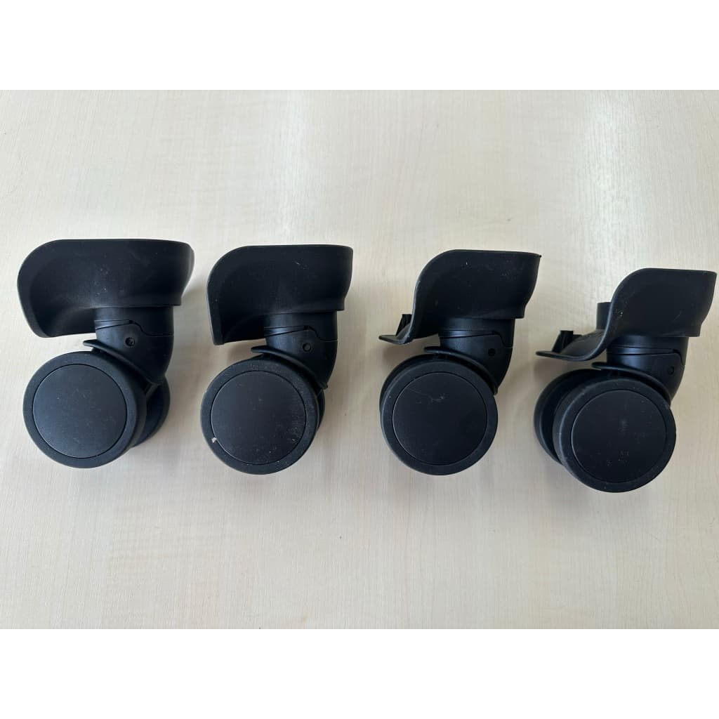 4 Rodinhas Duplas Giratórias Para Malas Viagem Com Rodas 360 Serve para todos os tamanhos de malas