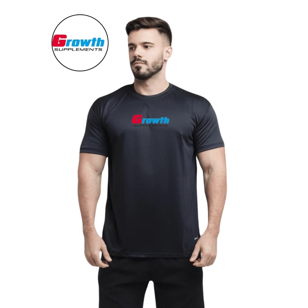 Camisa Dry Fit  Masculina -  GRWTH 03 -  Academia Corrida CrossFit Treinos Intensos