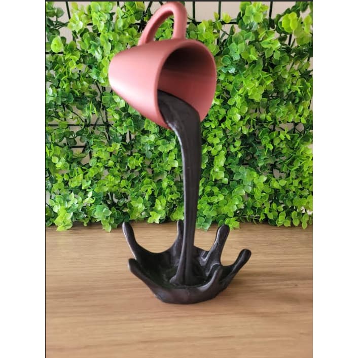 Xícara Flutuante para decoração do cantinho do café