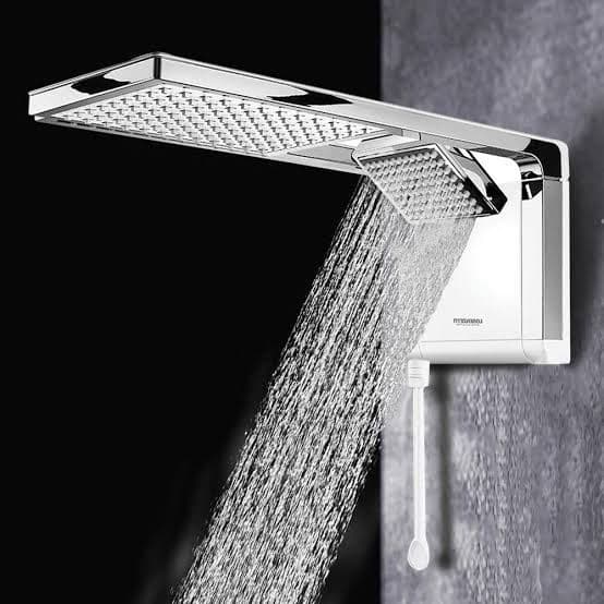Ducha Acqua Duo Ultra Lorenzetti Branco com Cromado 127V ou 220V Original