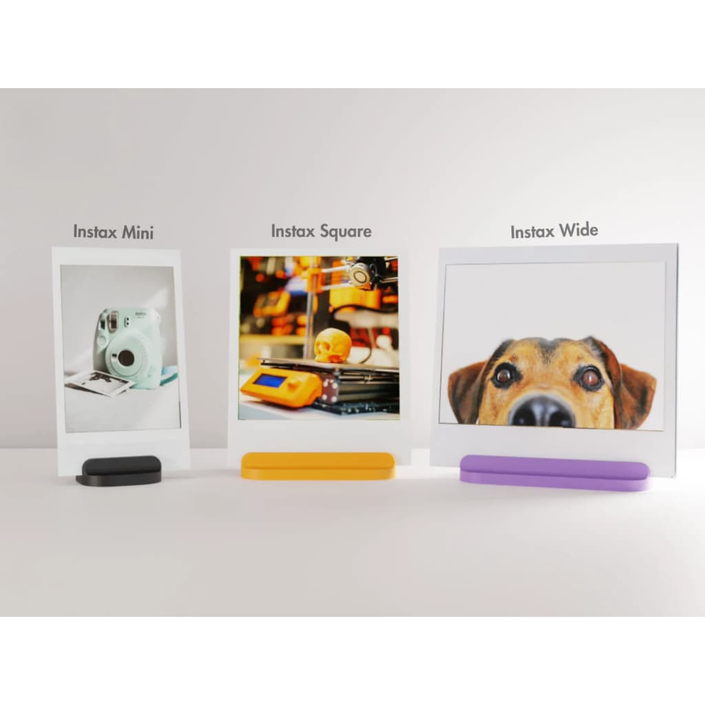 Suportes Universais para Fotos Instax e Polaroid KIT com 10 cores sortidas