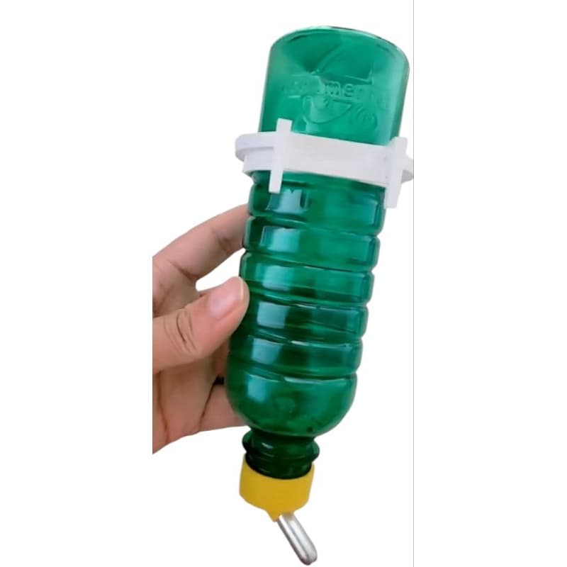 BEBEDOURO  290ML HAMSTER CHINCHILAS PORQUINHO E COELHOS BICO ALUMINIO