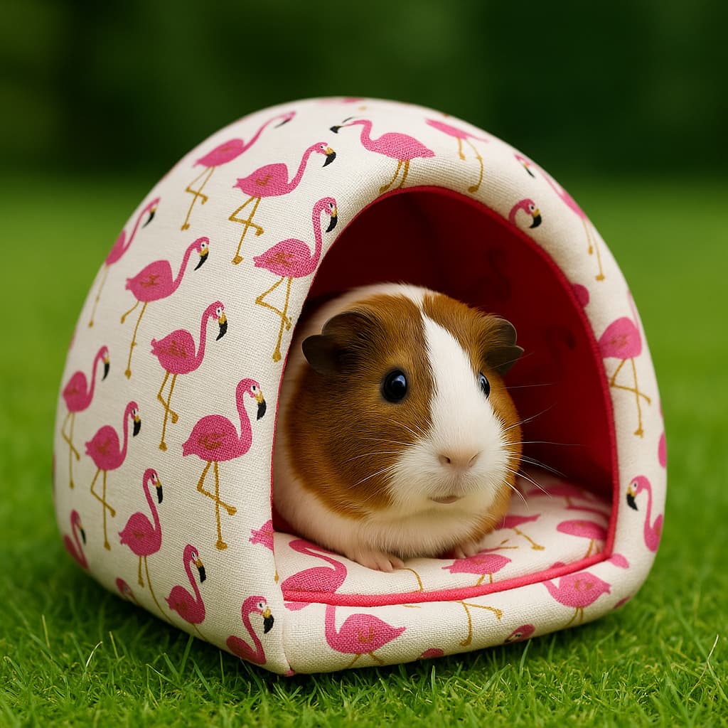 Toca Toquinha Casinha para Roedores Porquinho da Índia Mini Coelho