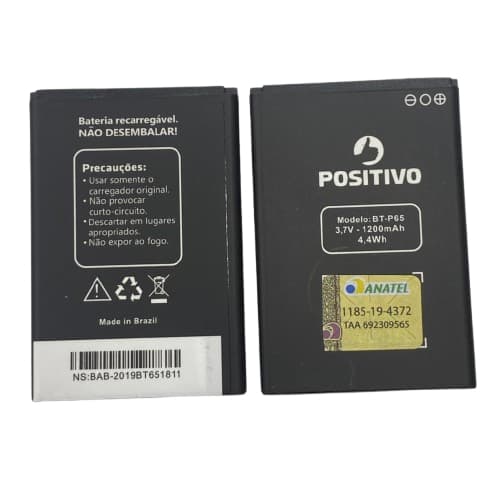 Ba-te-ria Bt-p65 Compatível Com Positivo P65 Nova Garantia