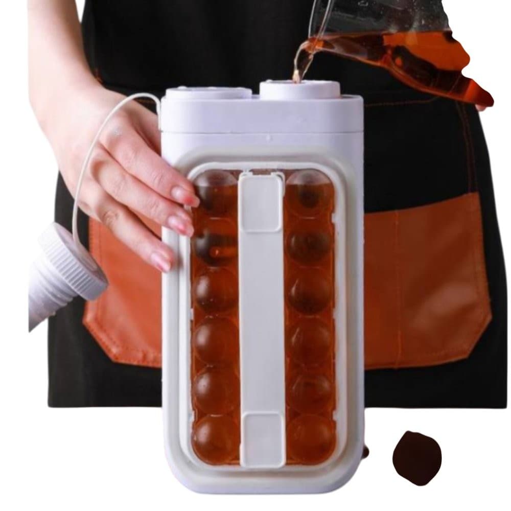 Forma Para Gelo Com 12 Esferas e Alça Para Transporte - Rose