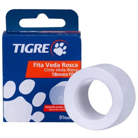 FITA VEDA ROSCA TIGRE TEFLON - 10/25/50metros
