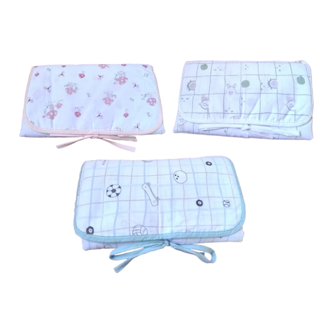 Papi Baby Trocador de Fraldas Portátil-Com Porta Fraldas  Acolchoado trocador de bebê com bolso inteligente para lenços!