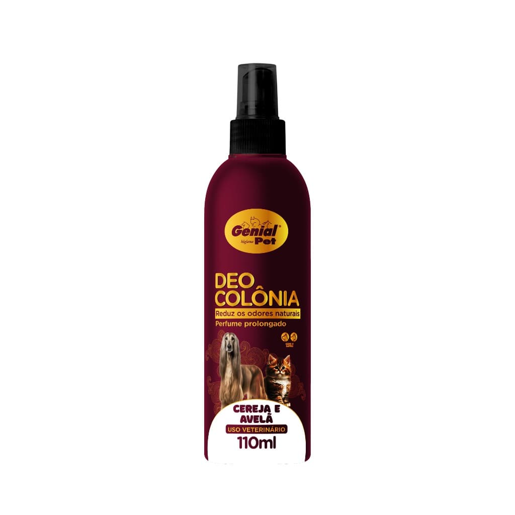 Perfume Colônia para Cães e Gatos 110ML Genial Pet