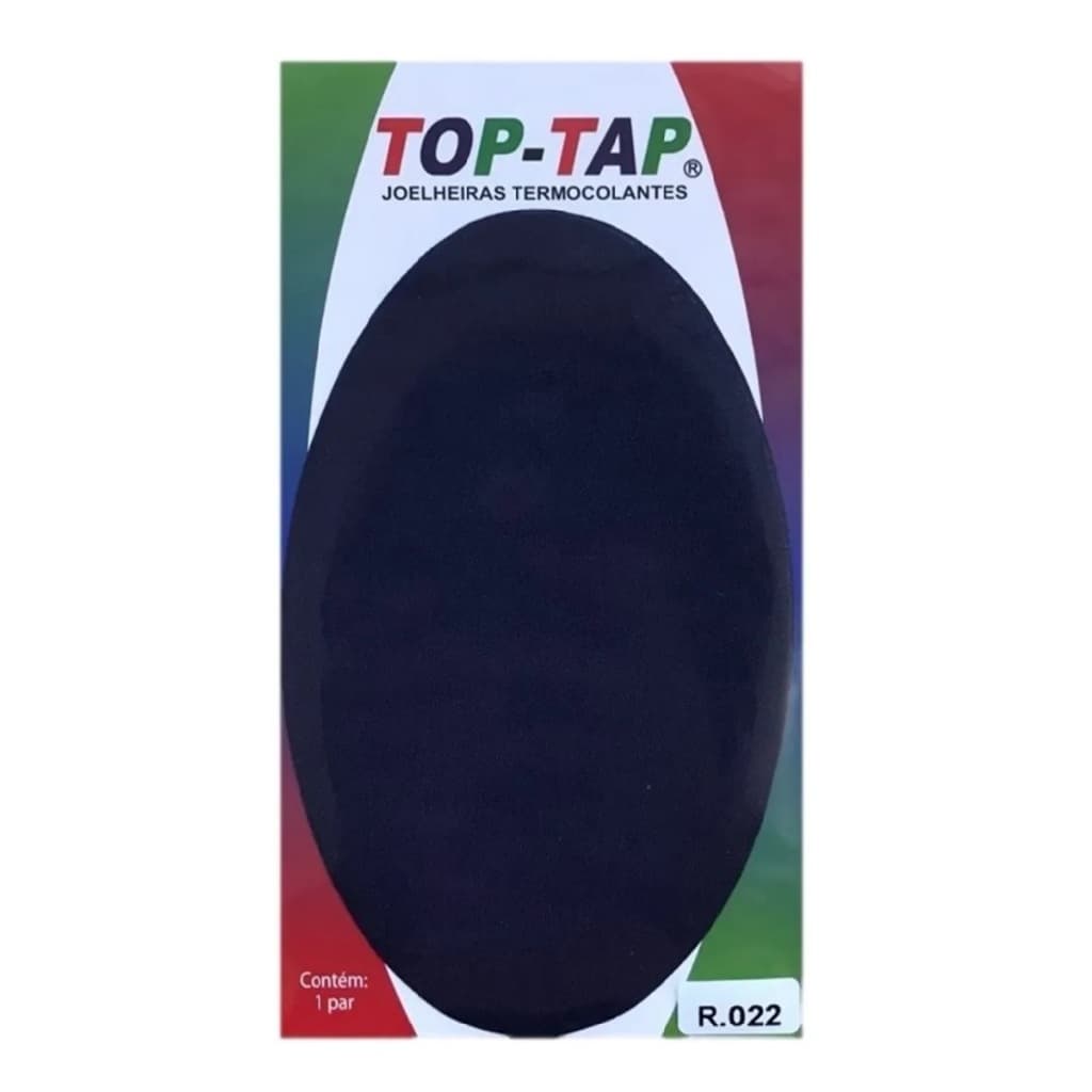 Joelheiras termocolantes top tap 5 pares para uniforme escolar facil de aplicar ( Escolha Variadas cores neste kit )